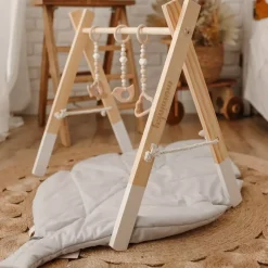 BABY GYM Stojak Edukacyjny / Gimnastyczny - Biały