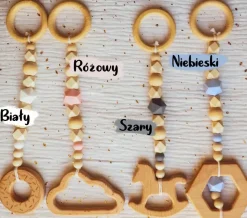 BABY GYM Stojak Edukacyjny / Gimnastyczny - Biały