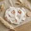 Bloomersy Niemowlęce Muślinowe | Misie