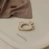 Gryzak Niemowlęcy Silikonowy KRAB | Beżowy