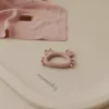 Gryzak Niemowlęcy Silikonowy KRAB | Różowy