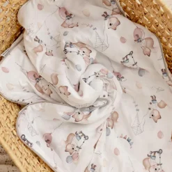 Komplet pościeli do łóżeczka 75x100 cm – Miękka pościel niemowlęca | Bawełna Liski