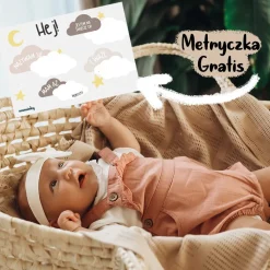 Komplet pościeli do łóżeczka 65x100 cm – Miękka pościel niemowlęca | Muślin Niebieski