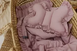 Komplet Pościeli 3w1 Bawełna z Falbanką | Róż