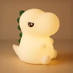 Lampka nocna do pokoju dziecka – Bezpieczna lampka LED dla niemowląt | Dinozaur
