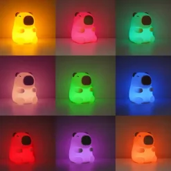 Lampka nocna do pokoju dziecka – Bezpieczna lampka LED dla niemowląt | Kapibara