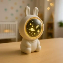 Lampka nocna z projektorem dla dzieci – Projektor do pokoju dziecka | Kosmonauta