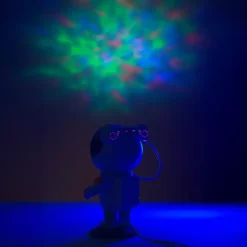 Lampka nocna z projektorem dla dzieci – Projektor gwiazd do pokoju dziecka | Astronauta