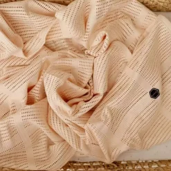 Letni Bawełniany Otulacz-Kocyk LuLu | Kremowy