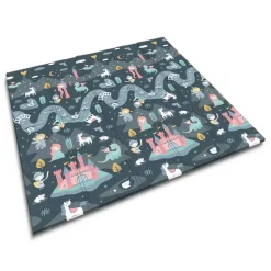 Mata Edukacyjna 200x180cm Piankowa Składana 2w1 | Królestwo