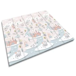 Mata Edukacyjna 200x180cm Piankowa Składana 2w1 | Królestwo