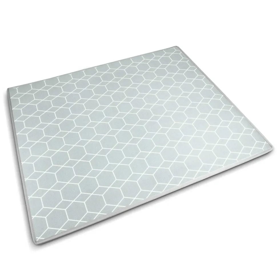 Mata Edukacyjna 180x150cm Piankowa Zwijana 2w1 | Niebieska
