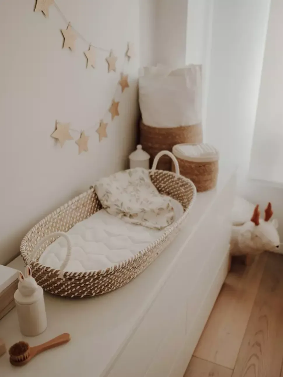 Naturalny Przewijak Dziecięcy Kosz Smart | Ahojbaby