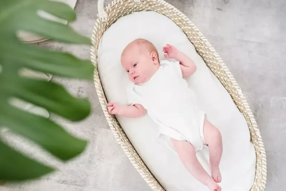 Naturalny Przewijak Dziecięcy Kosz Smart | Ahojbaby