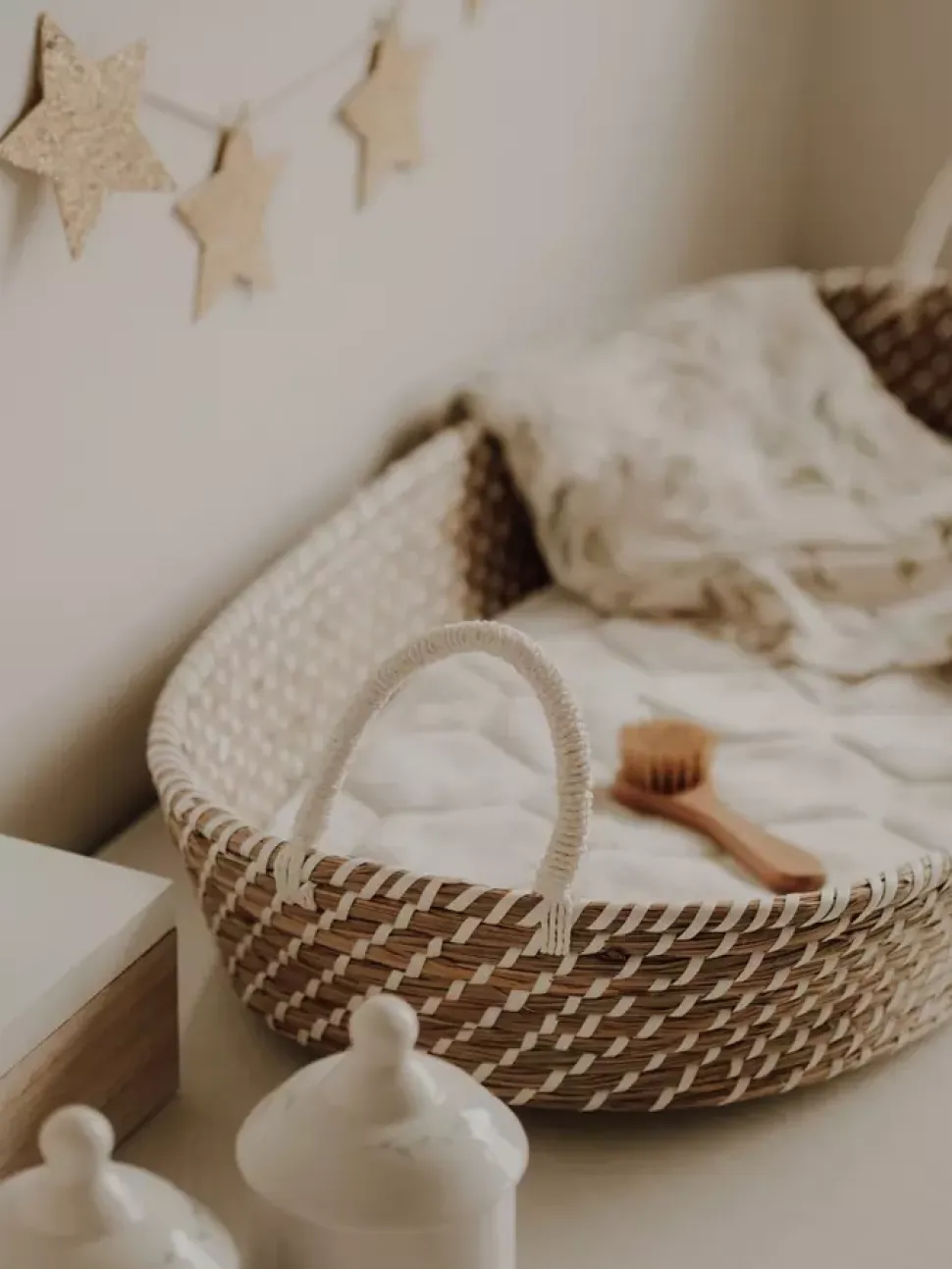 Naturalny Przewijak Dziecięcy Kosz Smart | Ahojbaby