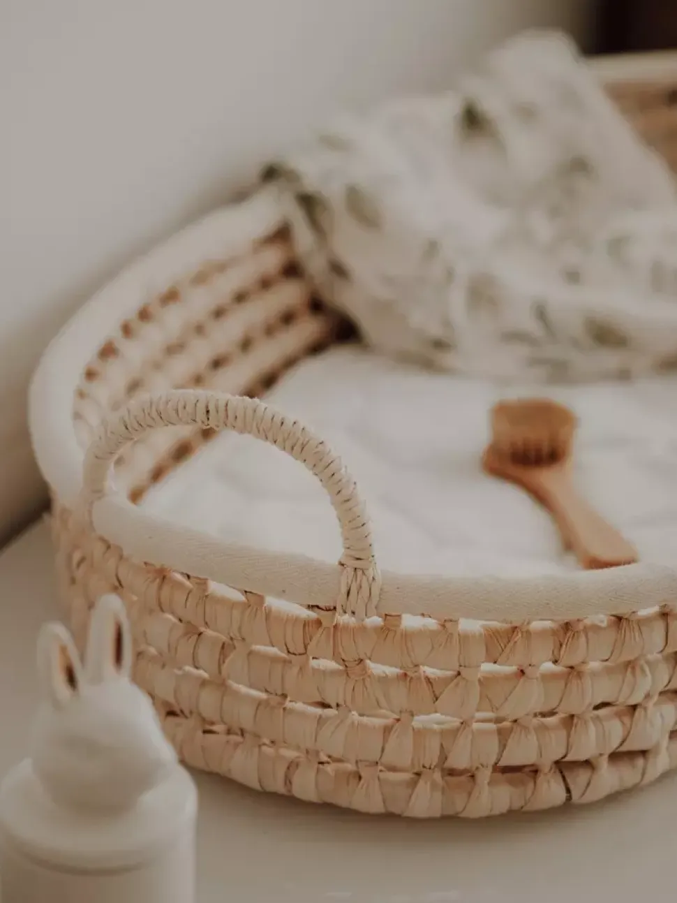 Naturalny Przewijak Dziecięcy Koszyk | Ahojbaby