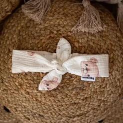 Opaska Na Głowę Muślinowa | Misie