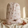 Pościel Do Przedszkola Z Wypełnieniem I Workiem – Komplet 5 elementów | Little Brown Flowers