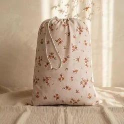 Pościel Do Przedszkola Z Wypełnieniem I Workiem – Komplet 5 elementów | Little Brown Flowers