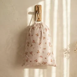 Pościel Do Przedszkola Z Wypełnieniem I Workiem – Komplet 5 elementów | Little Brown Flowers