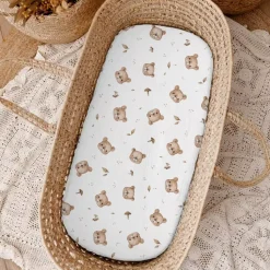 Prześcieradło Muślinowe Do Gondoli Na gumce | Misie