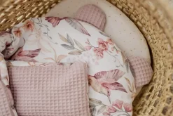 Rożek Becik Niemowlęcy Bawełniany | Le Colibri & Różowy Wafel