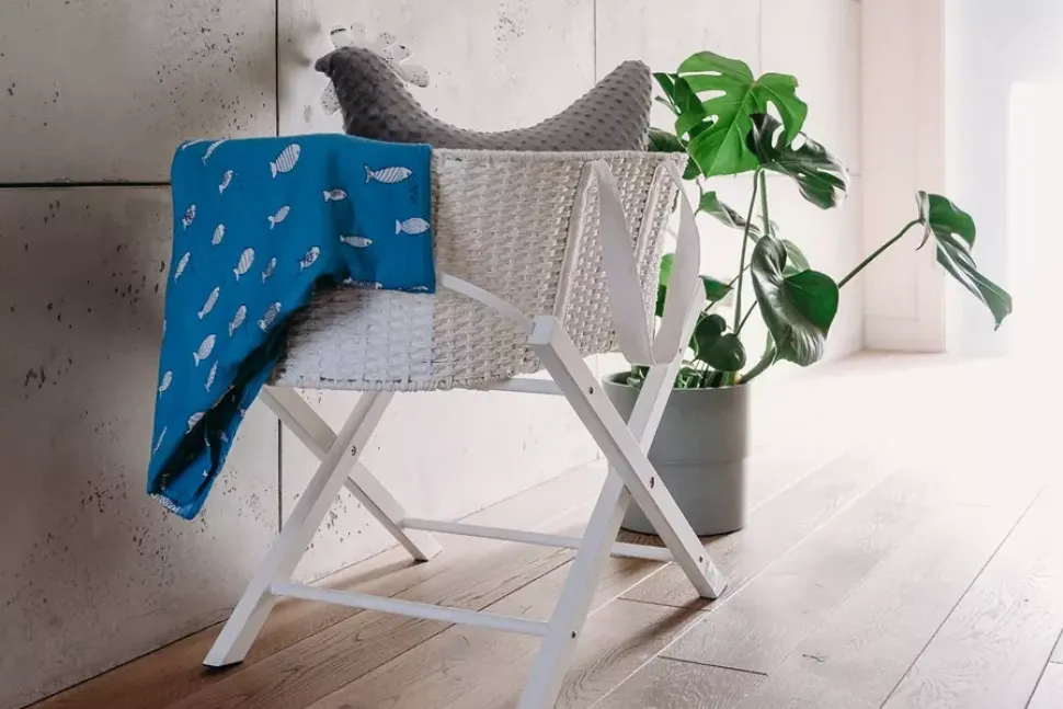 Stojak Do Kosza Mojżesza Smart, Ahojbaby | Biały