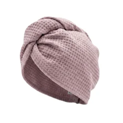 Wafelkowy Turban Do Suszenia Włosów | Różowy